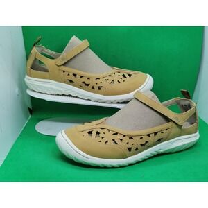 JBU by Jambu shoes Siz 8.5W Hibiscus Mary Jane Floral cutout orthopedic comfort